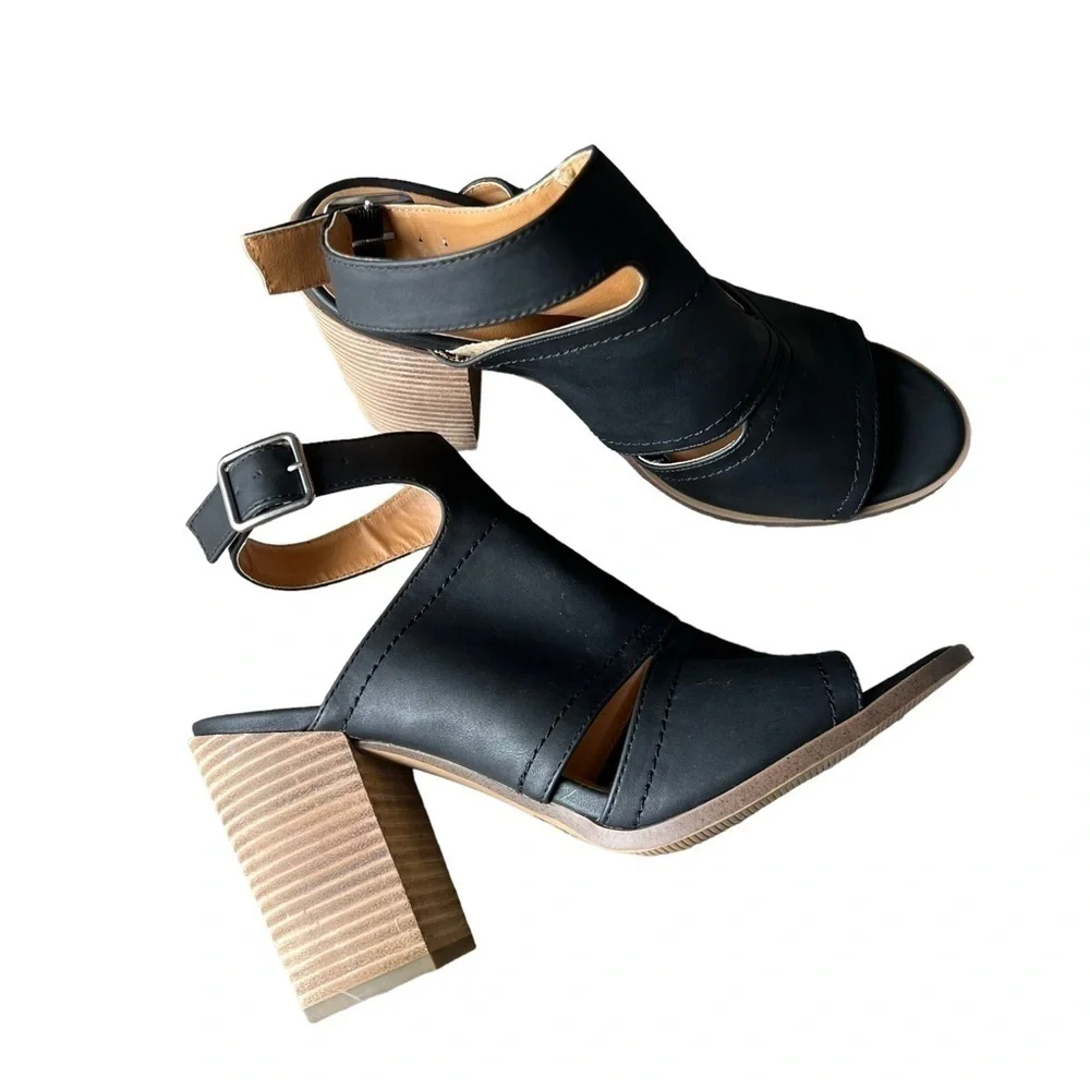 Dolce Vita - Brista Block Heel Ankle Strap Dress Platform Sandal Sz 10